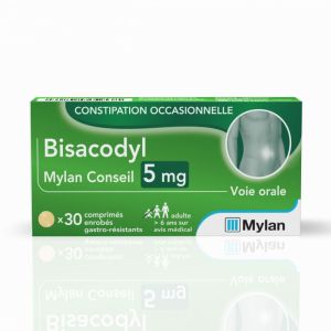 Bisacodyl  5mg Boite de 30 comprimés