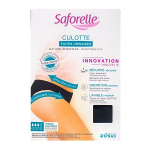 Saforelle Culotte Fuites Urinaires Noire