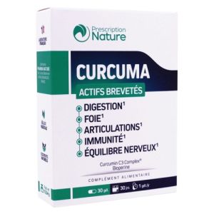 Prescription Nature Curcuma C3 Gél B/30