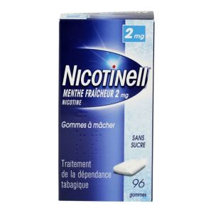 Nicotinell 2mg Gomme Menthe Fraîche Boite de 96