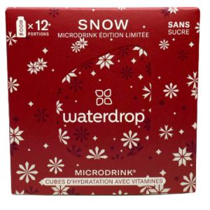 Waterdrop Microdrink Snow Myrtille Mûre Pomme X12 portions