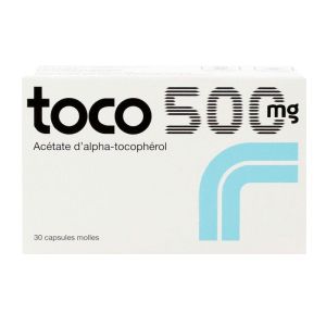 Toco 500mg Capsules molles boite de 30