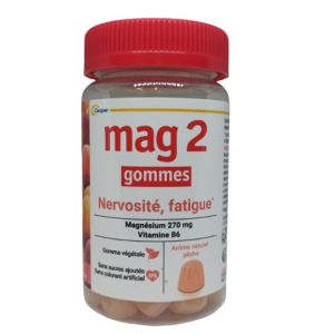Mag 2 Gommes Pêche Pot de 45