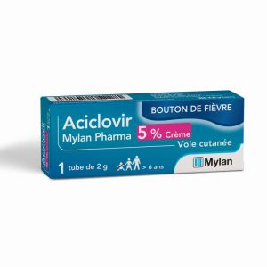 Aciclovir 5% Crème tube 2g