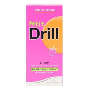 Petit Drill Sirop Nourrisson Fraise flacon de 125mL