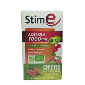 Stim E Acerola 1000 Bio 2 boites de 28 comprimés