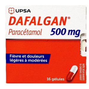 Dafalgan 500mg 16 Gélules