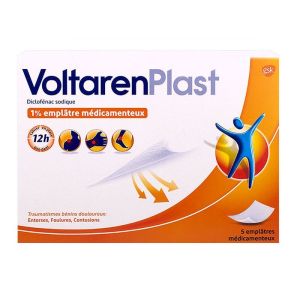 Voltarenplast 1% Emplatre Sachet de 5