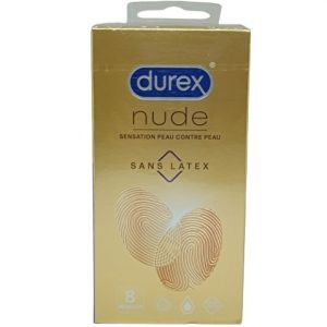 Nude Préservatif Lubrifié Sans Latex Boite de 8