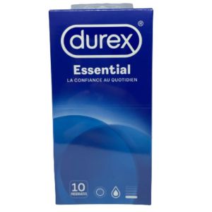 Durex Essential Préservatif Lubrifié Boite de 10