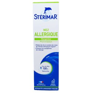 Sterimar Nez Allergique Solution Nasale Flacon Pulvérisateur 100 ml
