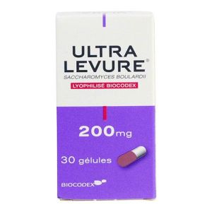 Ultra-levure 200mg Flacon de 30 gelules