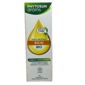 Phytosun Aroms Huile Végétale Ricin Flacon Pompe 50ml