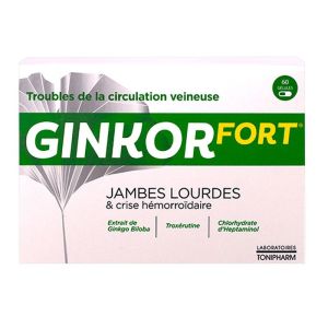 Ginkor Fort boite de 60 gélules