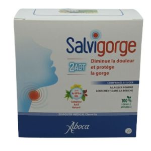 Salvigorge 2act Boite de 20 comprimés