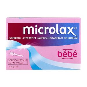 Microlax Bébé Boite de 4 unidoses
