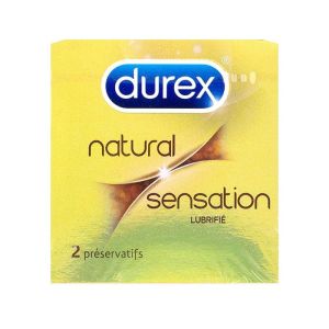 Durex Natural Sensation Préservatif Boite de 2