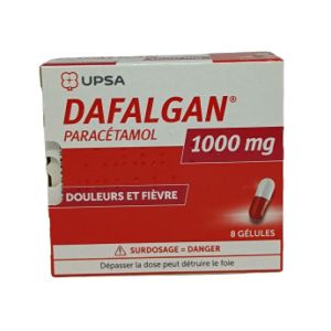 Dafalgan 1000mg Boite de 8 Gélules