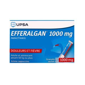 Efferalgan 1000mg Granulés 8 Sachets