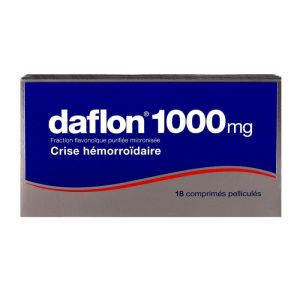 Daflon 1000mg Boite de 18 comprimés