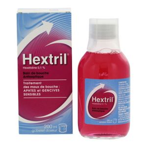 Hextril 0,1% S Bain de Bouche 200ml