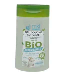 Mkl Gel Douche Bio Lait Chèvre Flacon 200ml