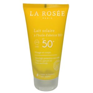 La Rosée Solaire Spf50+ Lait Solaire à l'Huile d'Abricot Bio 150ml