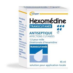 Hexomedine Transcutanée 1,5 flacon de 45ml