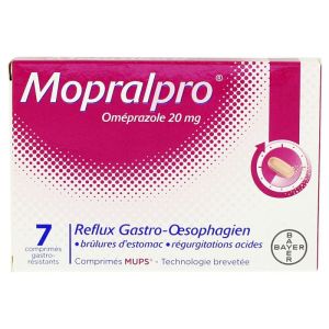 Mopralpro 20mg 7 comprimés