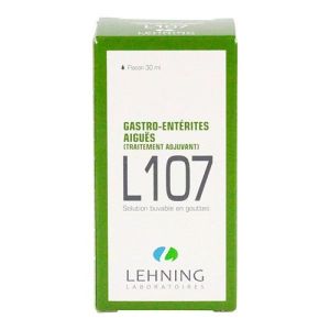 L107 gastro-entérites aiguës flacon de 30ml