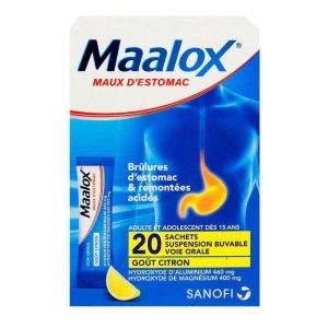 Maalox  20 Sachets dose