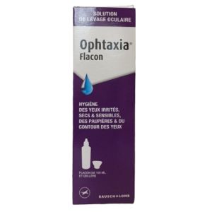 Ophtaxia Solution Lavage Oculaire Flacon 100 ml