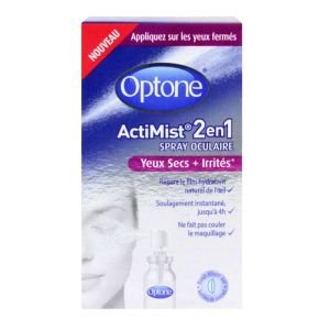 Optone Actimist Spray Yeux Secs et irritations 10 mL