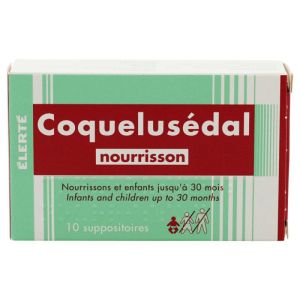 Coquelusedal Nourrisson suppositoire Boite de 10