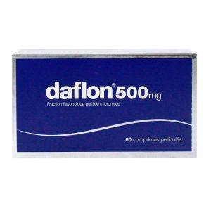 Daflon 500mg Boite de 60 comprimés
