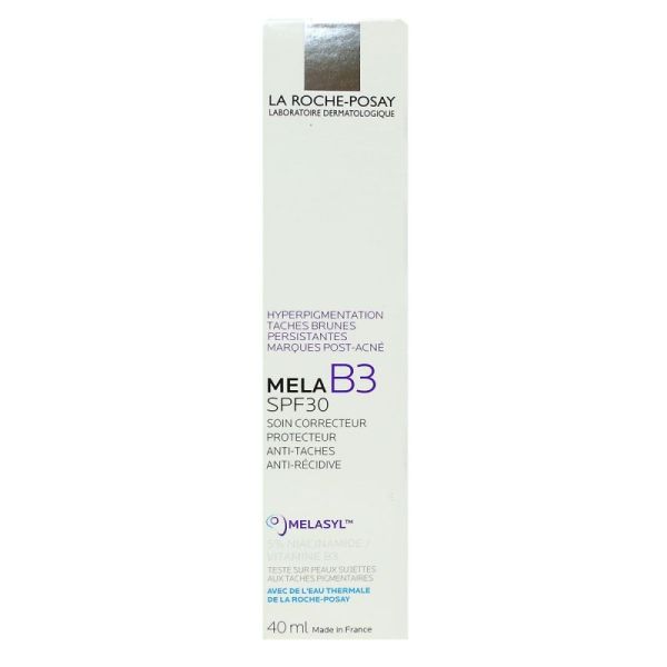 La Roche Posay Mela B3 Spf30 Crème Soin Correcteur Protecteur Tube de 40ml