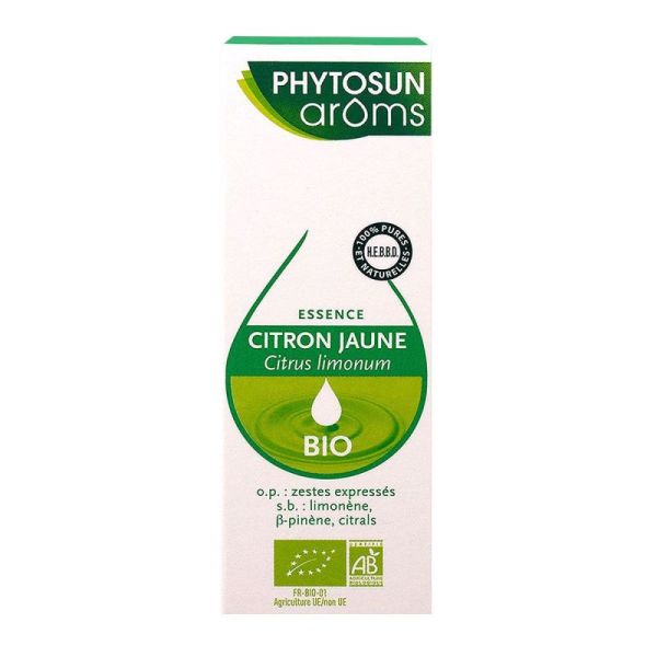 Citron Bio Huile Essentielle 10ml