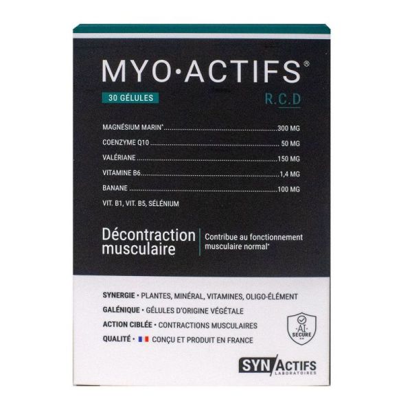 Myoactifs Gélules Boîte de 30 Gélules