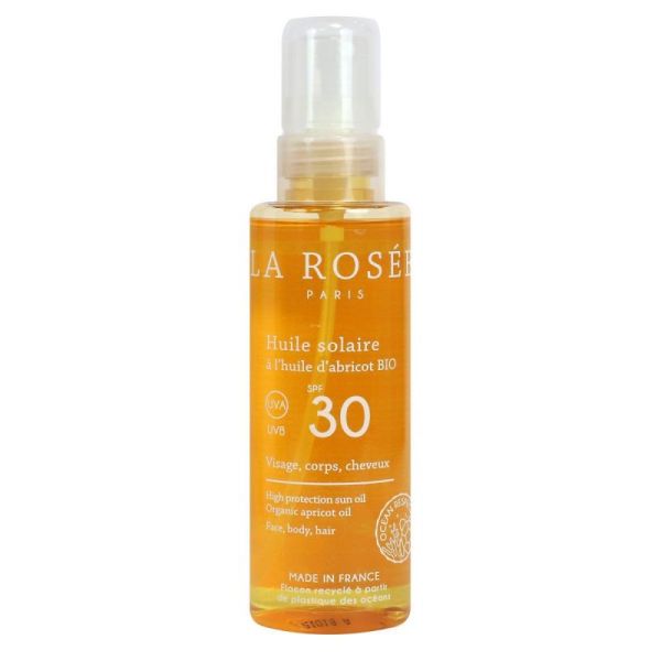 La Rosée Solaire Spf30 Huile Huile d'Abricot Bio 150ml