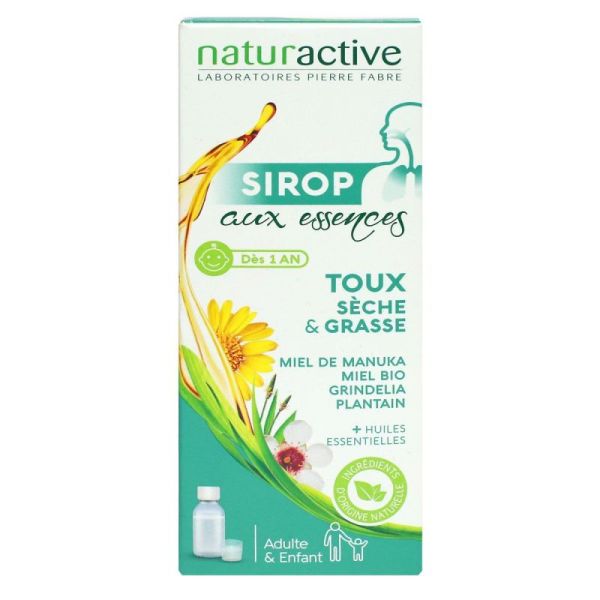Naturactive Orl Sirop Aux Essences Flacon 120ml
