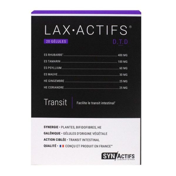 TransitActifs Boite de 20 Gelules