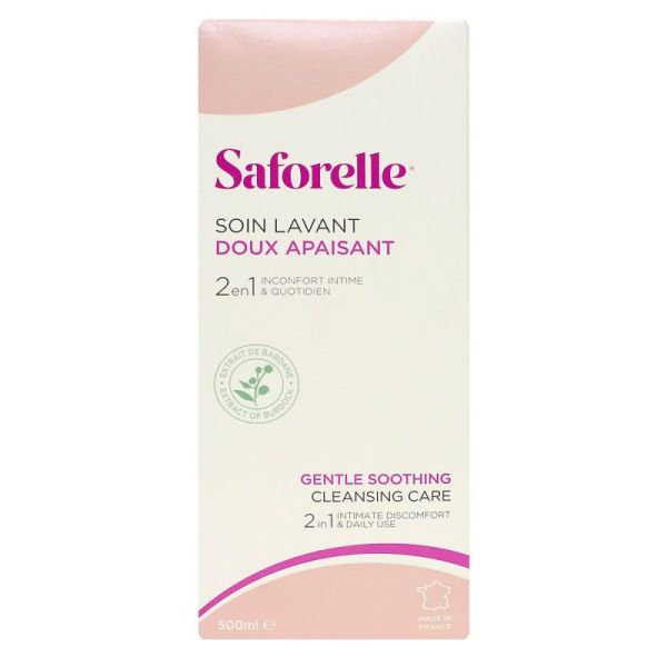 Saforelle Solution Soin Lavant Doux Flacon 500ml