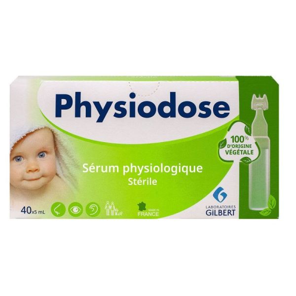 Physiodose Sérum Physiologique 40unidoses de 5ml