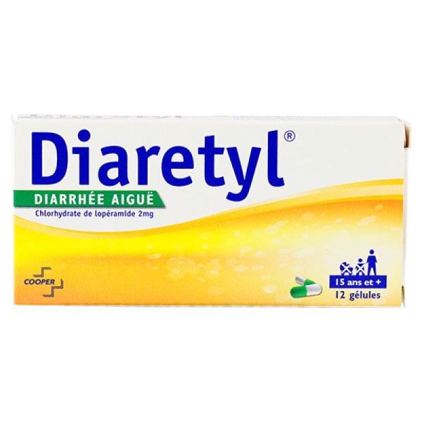 Diaretyl 2mg boite de 12 gélules