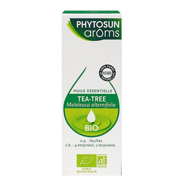 Tea-tree Bio ou Arbre a thé Bio huile essentielle 10ml