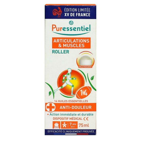 Puressentiel Articulations Muscles Roller 75ml Edition Limitée