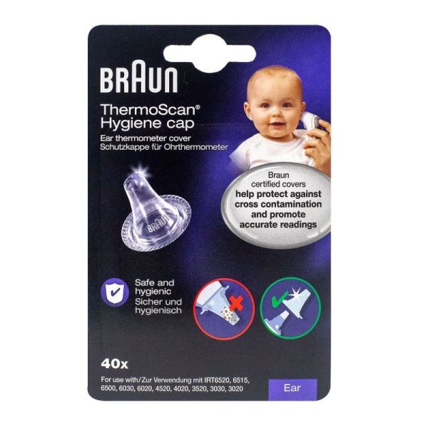 Braun Thermoscan Embout Jetable 2 boites de 20