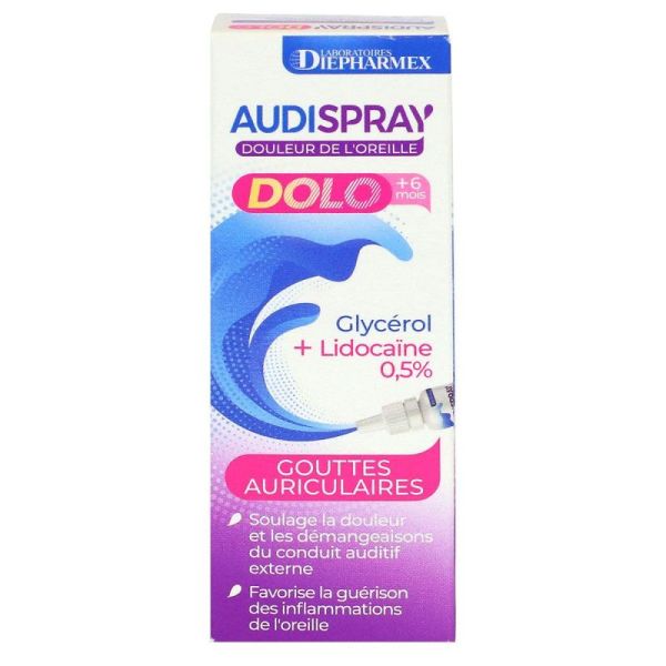 Audispray Dolo Gouttes Auriculaires + 6 Mois Flacon 7g