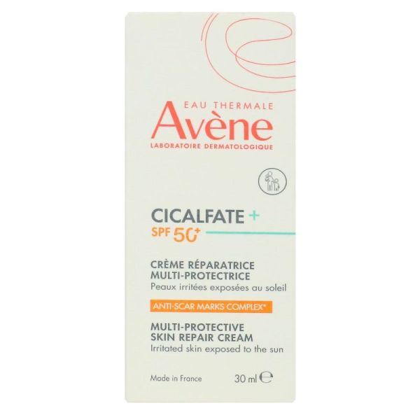 Avene Cicalfate+ Spf50+ Crème Réparatrice Multi Protectrice 30ml
