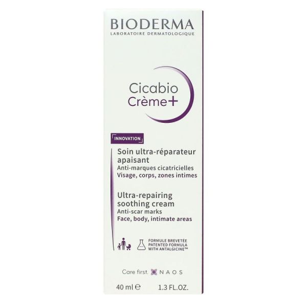 Cicabio Cr+ Soin Ultra Répar Apais T/40ml